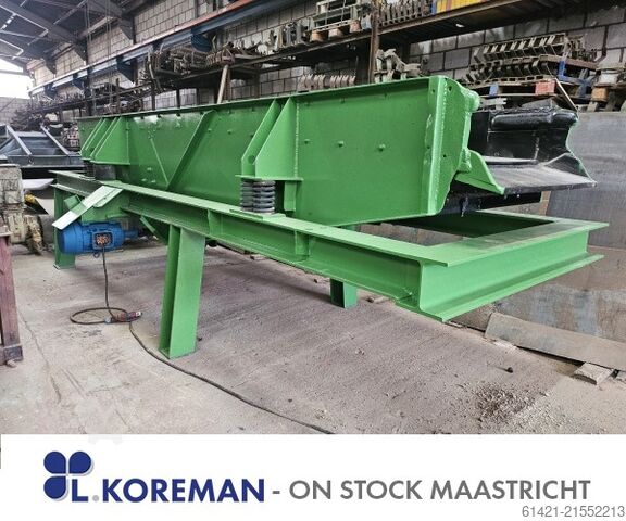 振动溜槽 Hazemag 6000-1150 Test Vibrating Chute Hazemag 6000-1150