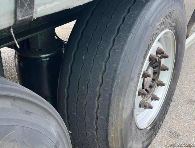 Odprta polprikolica s ponjavo GROENEWEGEN DRO-14-27 GALVANISED CHASSIS DISC BRAKES SLIDING