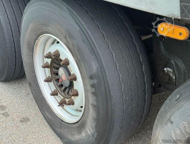 Odprta polprikolica s ponjavo GROENEWEGEN DRO-14-27 GALVANISED CHASSIS DISC BRAKES SLIDING