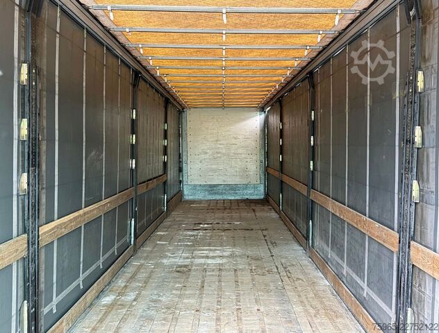 Odprta polprikolica s ponjavo GROENEWEGEN DRO-14-27 GALVANISED CHASSIS DISC BRAKES SLIDING
