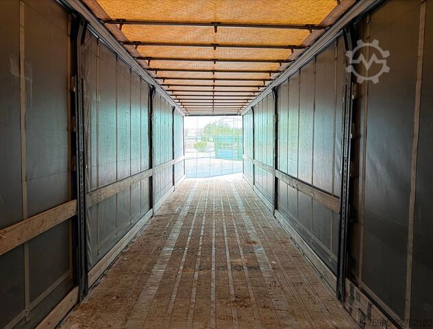 Odprta polprikolica s ponjavo GROENEWEGEN DRO-14-27 GALVANISED CHASSIS DISC BRAKES SLIDING