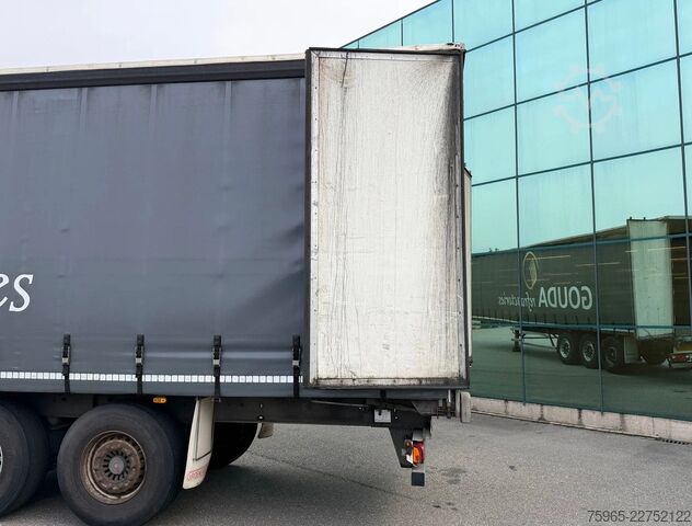 Odprta polprikolica s ponjavo GROENEWEGEN DRO-14-27 GALVANISED CHASSIS DISC BRAKES SLIDING