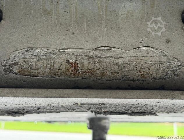 Odprta polprikolica s ponjavo GROENEWEGEN DRO-14-27 GALVANISED CHASSIS DISC BRAKES SLIDING
