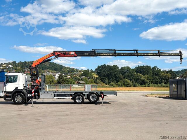 Кран-манипулятор на шасси грузовика SCANIA P 420* PLATFORM 6,80m * PK 29002+FUNK * TOP