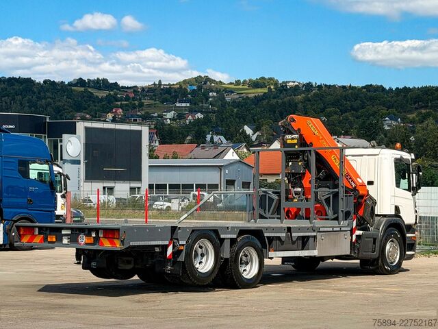 Кран-манипулятор на шасси грузовика SCANIA P 420* PLATFORM 6,80m * PK 29002+FUNK * TOP