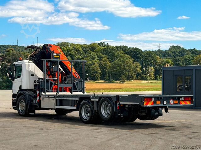 Кран-манипулятор на шасси грузовика SCANIA P 420* PLATFORM 6,80m * PK 29002+FUNK * TOP