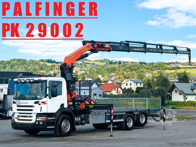 Эвакуатор SCANIA P 420* PLATFORM 6,80m * PK 29002+FUNK * TOP