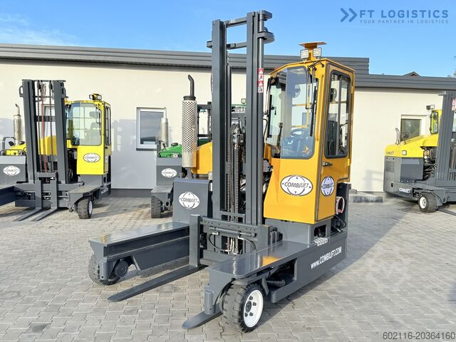 Четырёхходовой вилочный погрузчик Combilift C3000 GAS DUPLEX 4500 FREE LIFT CABIN