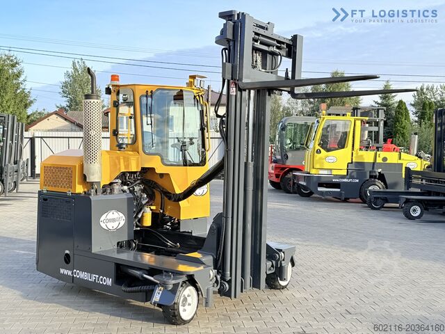 Четырёхходовой вилочный погрузчик Combilift C3000 GAS DUPLEX 4500 FREE LIFT CABIN