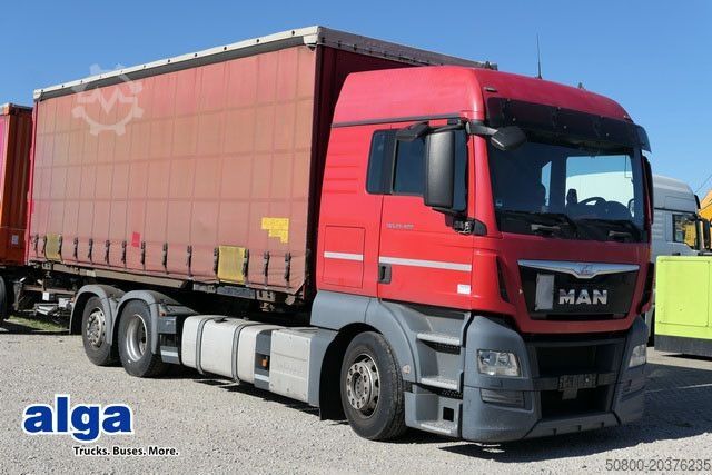 Wissellaadbak vrachtwagen MAN 26.400 TGX LL 6x2, BDF, Liege, AHK, Klima, LBW