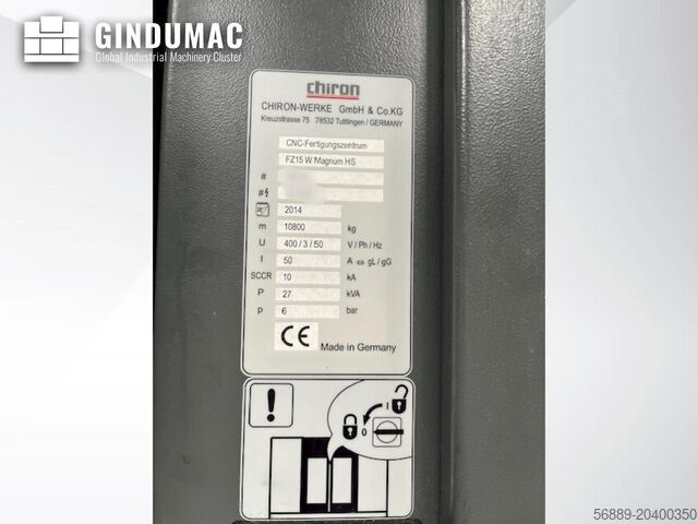 ศูนย์ชิ้นแนวตั้ง CHIRON FZ 15 W Magnum HS