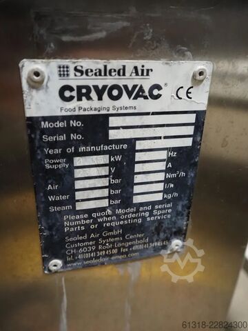 เครื่องโหลดถุงแบบแมนนวล Cryovac รุ่น BL 14 Cryovac bl14