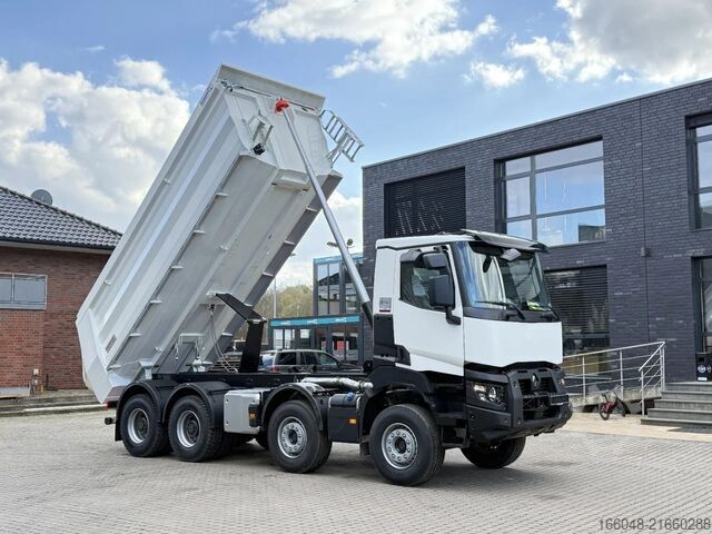 Camion de gunoi Renault K 480 Renault K480 8X4 EuromixMTP TMK 18 Kipper