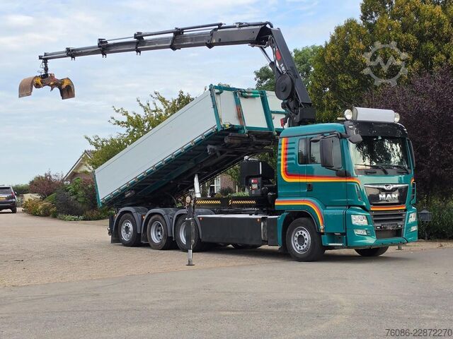 Kabeļu sistēma MAN TGS 35.500 8x4 KRAAN/CONTAINER/KIPPER!! AFSTAND...