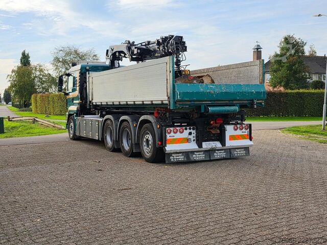 Kabeļu sistēma MAN TGS 35.500 8x4 KRAAN/CONTAINER/KIPPER!! AFSTAND...