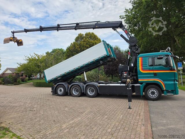 Kabeļu sistēma MAN TGS 35.500 8x4 KRAAN/CONTAINER/KIPPER!! AFSTAND...