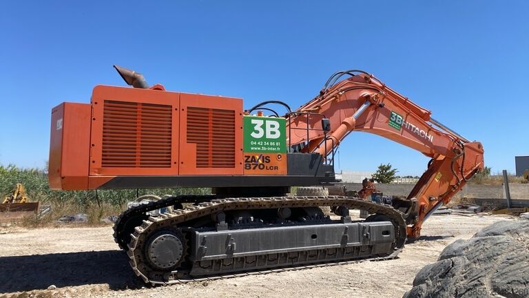 Kettenbagger Hitachi ZX870-5G with quickcoupler and 2 buckets