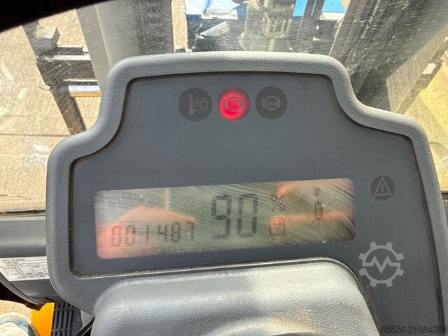 電動3輪フォークリフト Jungheinrich EFG 113 SP / 1487 Std. / Gewicht 2950 Kg