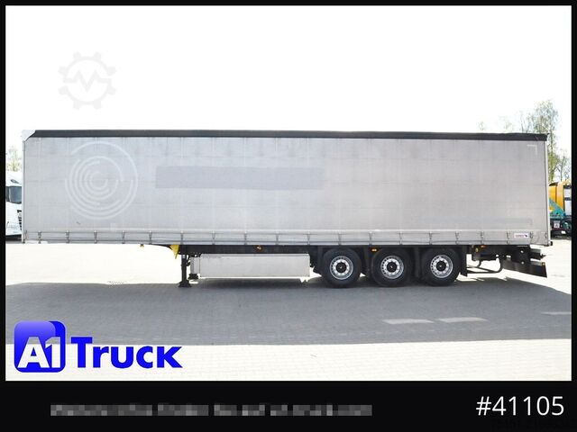 Atvira puspriekabė su tentu SCHMITZ SD Tautliner, Code XL, verzinkt, Liftachse