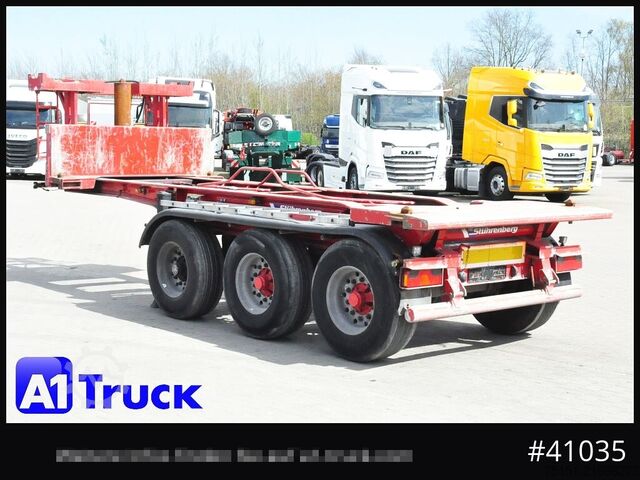 Savivartis puspriekabė MEIERLING MSA 27, Kippchassi, 20'' Container, Kipper, Alurahmen