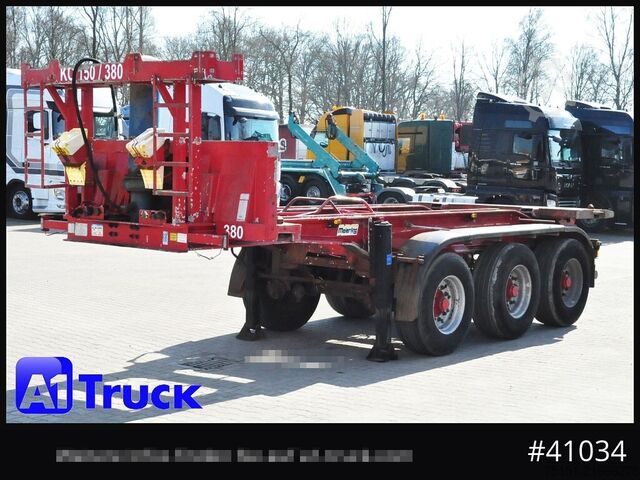 Savivartis puspriekabė MEIERLING MSA 27, Kippchassi, 20'' Container, Kipper, Alurahmen