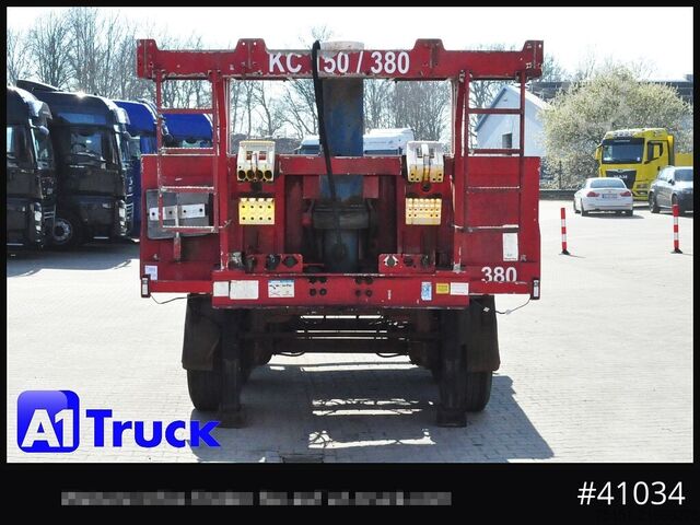 Savivartis puspriekabė MEIERLING MSA 27, Kippchassi, 20'' Container, Kipper, Alurahmen