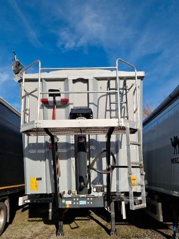 덤프 세미 트레일러 WIELTON 55m3 Alu-Kastenmulde Kombitür Weight Master