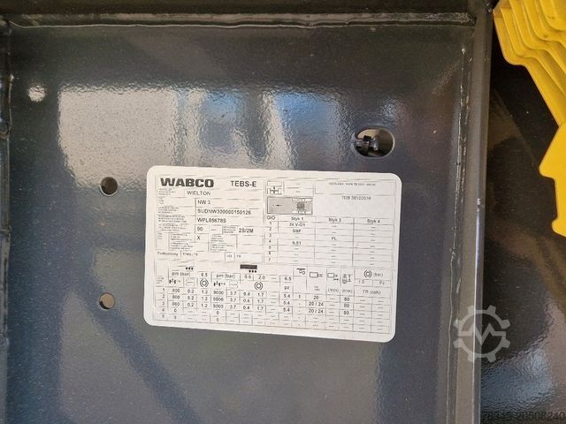 덤프 세미 트레일러 WIELTON 55m3 Alu-Kastenmulde Kombitür Weight Master