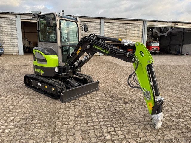 Mini excavator Zoomlion ZE27GU, Greifer u. Hammerhydr.,Klima,CE