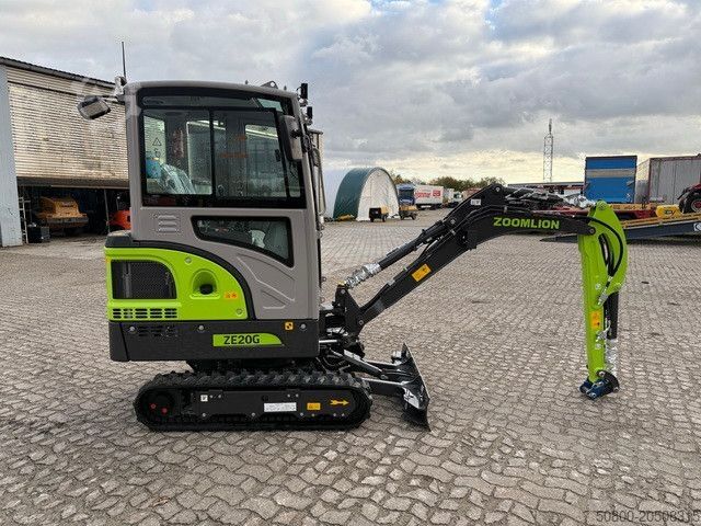 Mini excavator  Zoomlion ZE20G, Greifer-u. Hammerhydr., Klima,CE