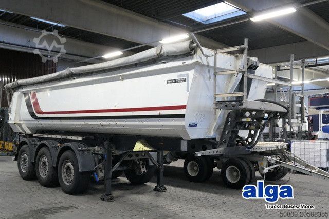 Semirremolque volquete SCHMITZ CARGOBULL SKI 24 SL 7.2, Stahl, 26m³, Rollplane, Luft-Lift