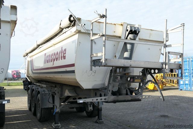 Semirremolque volquete SCHMITZ CARGOBULL SKI 24 SL 7.2, Stahl, 26m³, Rollplane, Luft-Lift