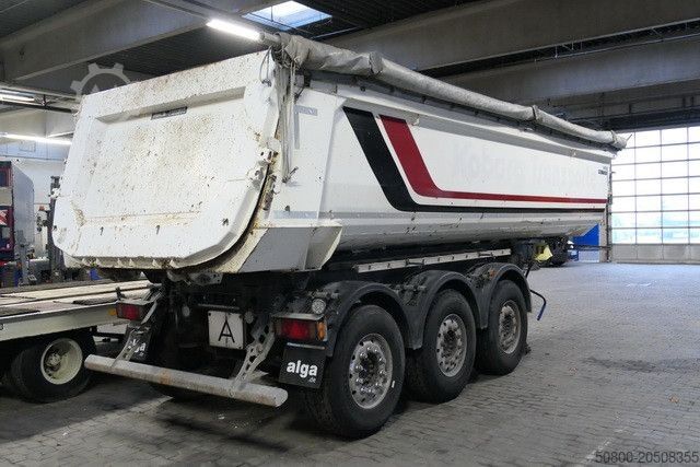 Semirremolque volquete SCHMITZ CARGOBULL SKI 24 SL 7.2, Stahl, 26m³, Rollplane, Luft-Lift