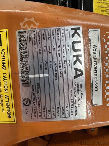 Industrijski robot KUKA KR 150 R2700 F extra