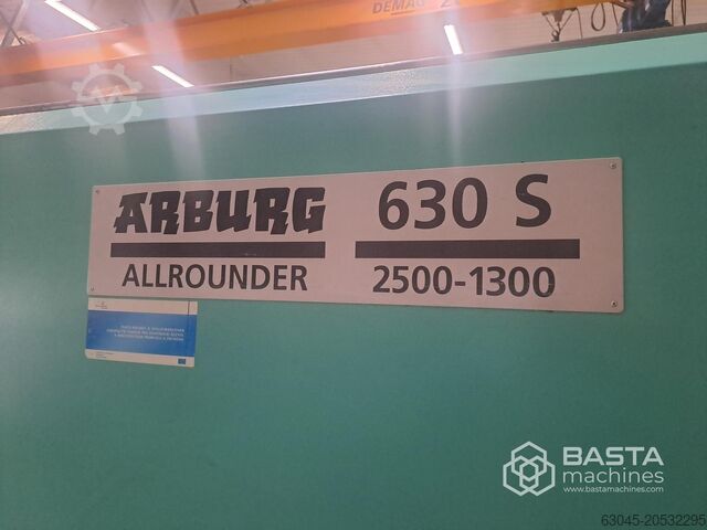 Arburg 630 S 2500 - 1300 з роботом Multilift H і B-Actise (2004 рік) Arburg 630 S 2500 - 1300 with robot Multilift H mit B-Actise