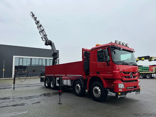 Trak kren Mercedes-Benz Actros 4151 V8 8x4 Hiab 477 E-6, Winch Euro 5