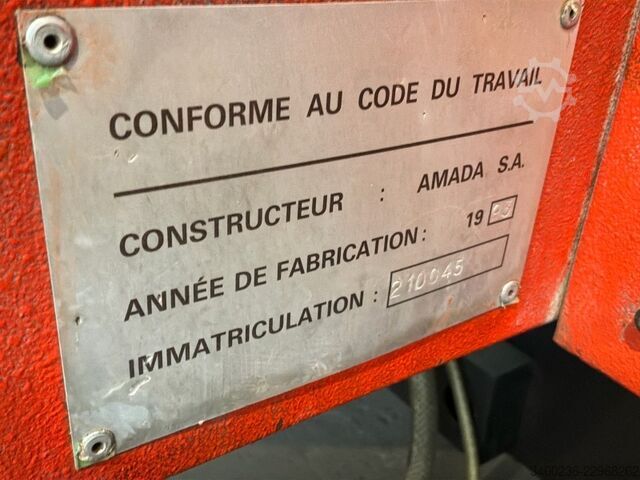 1993 Amada Arcade 210 ЧПУ штампувальний і врубний прес, капітально відремонтований Amada Arcade 210 CNC
