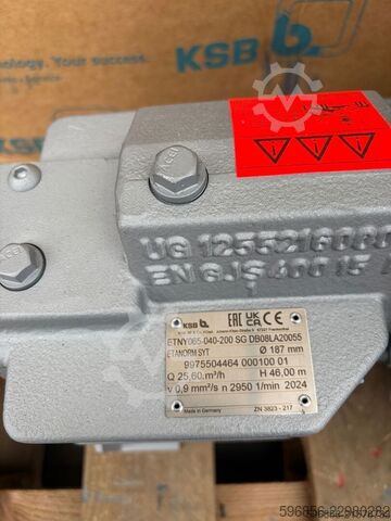 KSB ETANORM SYT ETNY065-040-200 NOWA 2024 25 6 m3 h 46 m KSB ETANORM SYT ETNY065-040-200 NOWA 2024 25 6 m3 h 46 m