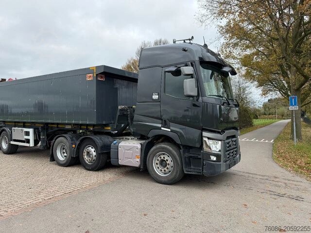 Standar-SZM Renault T480 6x2 trekker 262dkm!! TRAILER WITH CRANE FO...