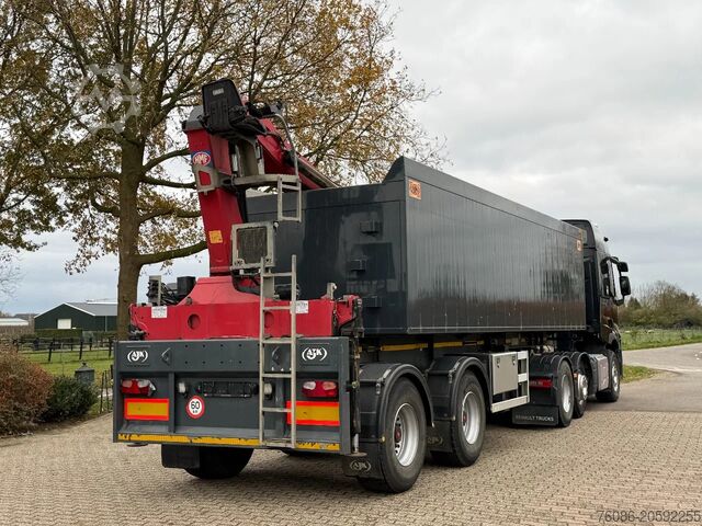Standar-SZM Renault T480 6x2 trekker 262dkm!! TRAILER WITH CRANE FO...