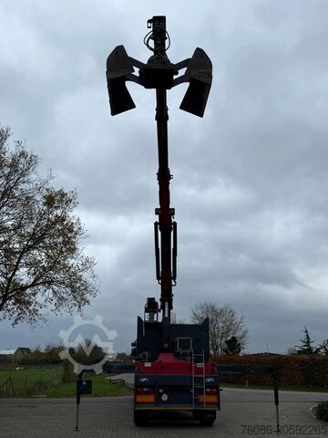 Truk jungkit AJK KRAANTRAILER MET RADIO REMOTE VOOR ZAND!!