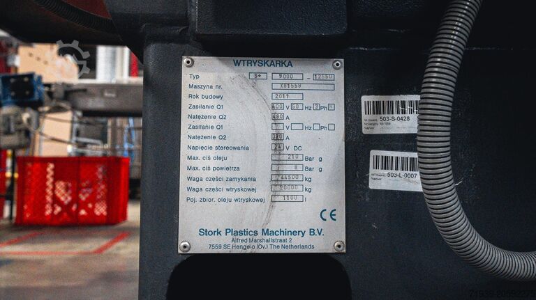 Iesmidzināšanas formēšanas mašīna Stork S+ 9000-12550