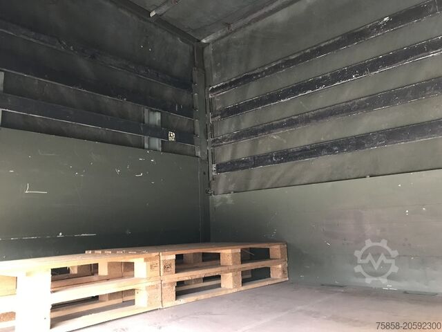 Ремарке с плосък борд и брезент SCHMITZ 3Achser Bundeswehr mit HU+SP TOP Zustand