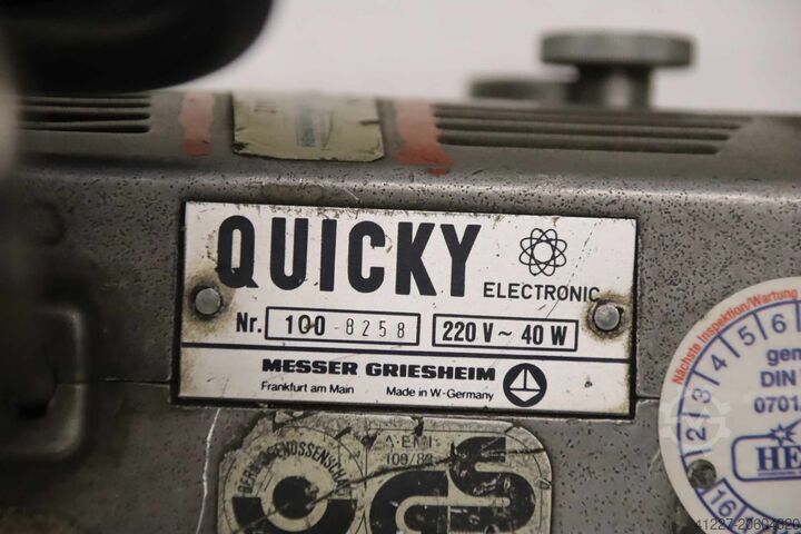 調整可能なマシン用切断トーチ Messer Griesheim Quicky Electronic