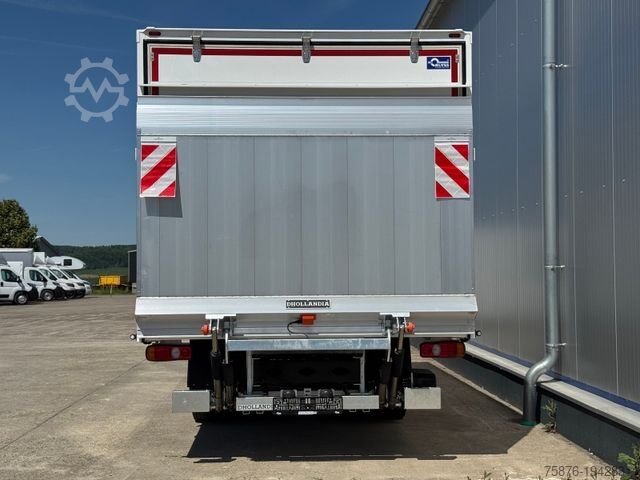 Box van FUSO Canter 7C18 mit Kofferaufbau + Ladebordwand