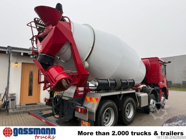 Planta mezcladora de hormigón móvil Mercedes-Benz Arocs 3243 B 8x4/4, MirrorCam, MultimediaCockpit,