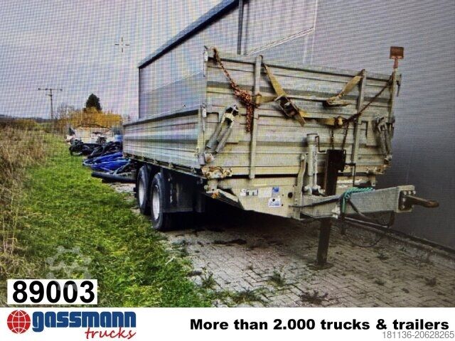 Trijų pusių savivartis priekaba  TTD 19, Rampenschacht, Verzinkt