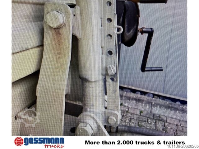 Trijų pusių savivartis priekaba  TTD 19, Rampenschacht, Verzinkt