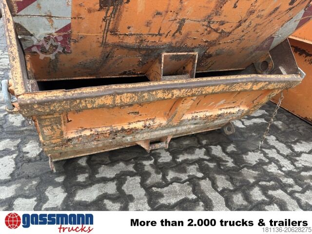 Ruloninis konteineris City-Absetzcontainer ca. 1,4m³ offen mit Klappe