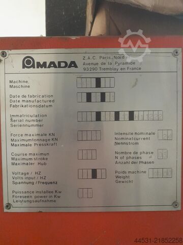 Press brake Amada Promecan HFBO 125/40